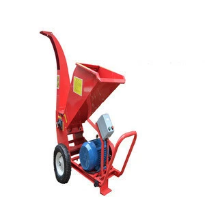 Good quality Professional wood chipper mulcher wood chipper with electric motor