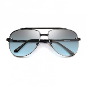 Gradient lens blue colour customizable factory directs sales shades sun glass mens sunglasses
