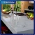 Import Gray glass dining table top artificial marble kitchen countertops from China