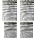 Guangdong factory for SS304 316 stainless steel 7*19 8mm to 10mm PVC coated  cable wire rope