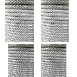 Guangdong factory for SS304 316 stainless steel 7*19 8mm to 10mm PVC coated  cable wire rope