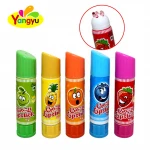Halal 10g Crazy Lipstick Shaped Fruity Liquid Jam Jelly Candy Healthy Jelly Fruit Kids Candy Snacks