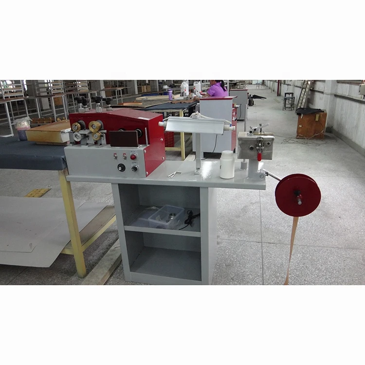Half automatic Latex Glue Piping Attached Machine for Taping/Leather/Fabric