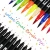 Import hand-drawn erasable graphic outline artist calligraphy set sketch stationery colour pen felt tip dual brush markers from China