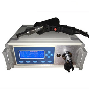 hand pistol ultrasound ultrasonic pe soft tubes sealing machine riviting welder