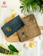 Hanhsilk Customizable Design Used In Four Seasons Handkerchief SB01 from Vietnam mulberry silk handkerchief