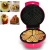 Import Heart Waffle Maker- Non-Stick 5-Heart Waffler Iron Griddle w Adjustable Browning Control- Beeps When Ready- Great Valentines Day from China