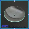 heat bending round glass dome cover with drilling hole for kaleidoscopes kits