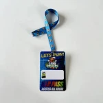 HF Factory free sample Custom Lanyards with Card Holders lanyards with logo custom lanyard with id card badge holder