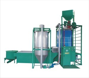 High efficient eps auto batch type pre expanders foam machine  with fluidized drying beds