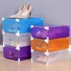 High Level Quality colorful large shoe box storage plastic