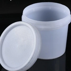 High quality 900ml/0.9L plastic bucket container for ice cream/yogurt/popcorn/honey/jam with factory low price