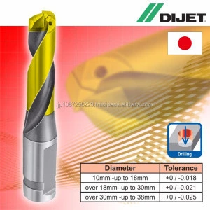 High quality and High-performance Dijet smooth chip-flow drill for industrial use , other cutting tools also available