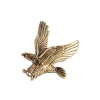 High Quality Business Gift Creative Collar Pin Type And Vintage Style Custom Metal Decorative Antique Eagle Lapel Pin Badge