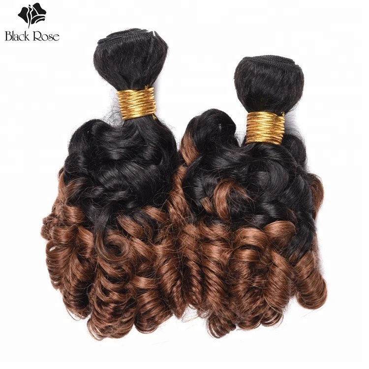 High Quality Can Be Customized Human Hair Blend , 100% Double Drawn Full Cuticle Unprocessed Virgin Original Ombre Human Hair