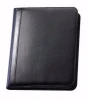 High quality embossing A4 size leather document file folders