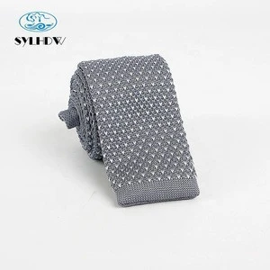 High quality hand made jacquard silk knit tie 100% silk knit tie
