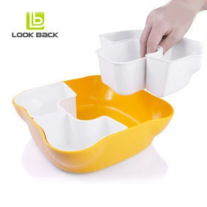 high quality household items plastic fancy sweet tray