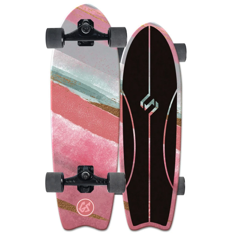 High Quality Land Surfboard Pumping Professional CX4 Truck Four Wheel Land Surf Skate Board