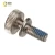 Import high quality M3 M4 M5 M6 M8 white nylon slotted knurled hand tighten thumb screw from China