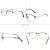 Import high quality men style metal optical frame myopia eyewear in stock from China