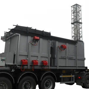 High quality mobile complexes for waste disposal based on INSI incinerators, from manufacturer