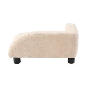 High quality multiple size soft pet sofa cushion cotton linen sofa lounge dog bed