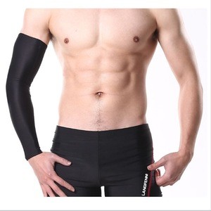 High Quality OEM accepted Breathable Silicone Anti-slip Nylon Spandex Lycra Cycling Running Arm Sleeve