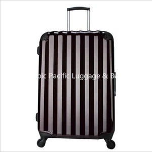 High Quality Shiny PC film Rolling Travel Luggage Suitcase