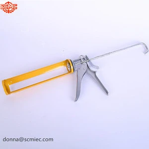 High quality silicon sealant caulking gun with steel trigger handle for wholesale
