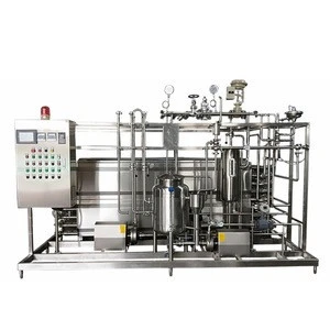 High quality stainless steel automatic UHT milk pasteurization machine processing plant