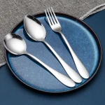 High quality top seller spoon knife forks stainless steel cutlery spoon and fork sets