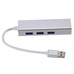 High quality usb 3.0 hub to Ethernet Rj45 Lan Adapter USB 3.0  usb hub  Network Card