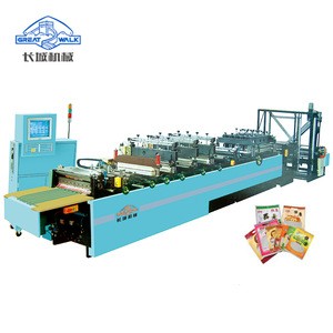 High speed plastic bag making and packaging machine