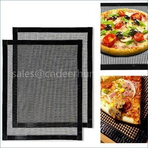 High Temperature Non-stick PTFE BBQ Mesh Grill Mat Durable Roast Cooking Sheet Reusable Barbecue Baking Dish For Home &amp; Outdoor