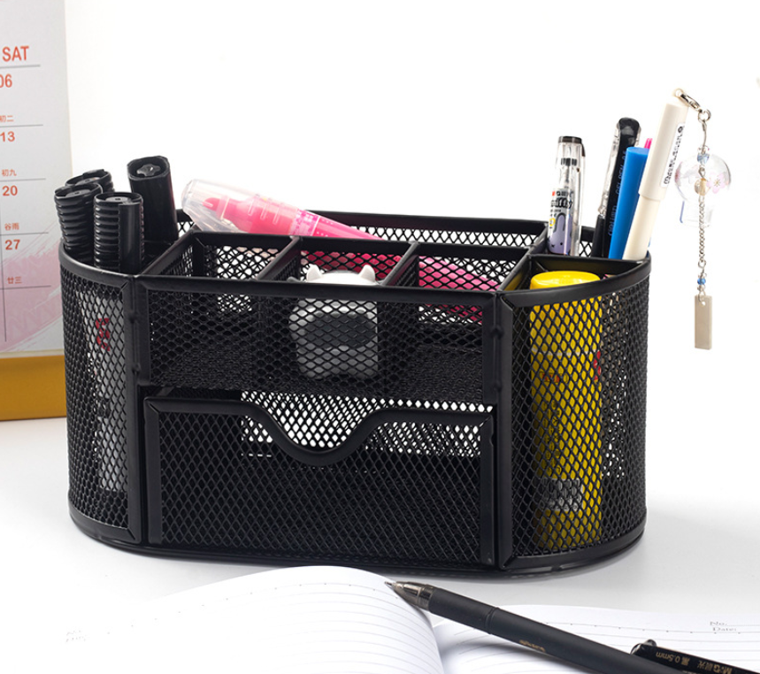 Holder Pen Rectangle Pencil Cup Holder Pen Container