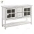 Import Home furniture white wood modern buffet cabinet sideboard with showcase from China