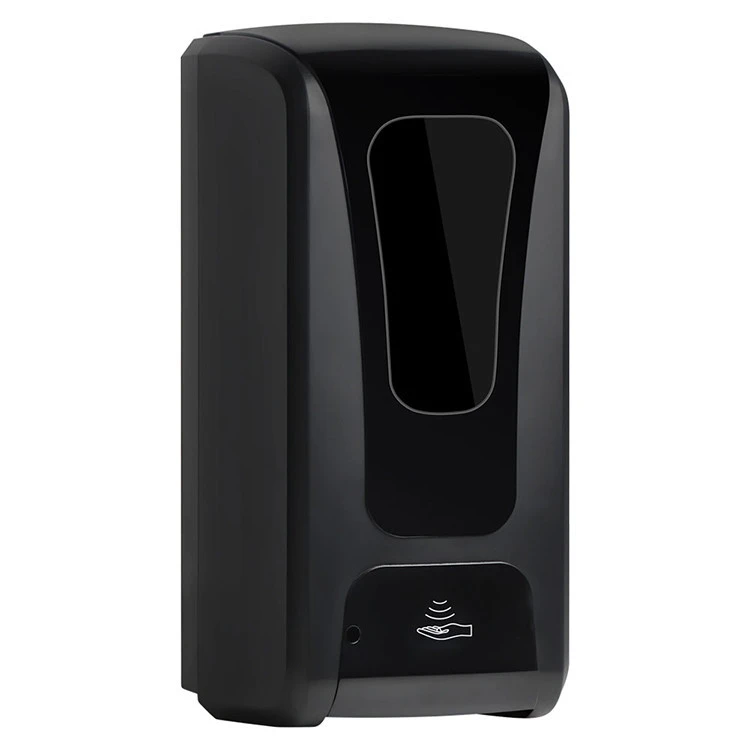 home kitchen and bathroom black soap dispenser with sponge holder soap dispenser plastic sprayer for disinfection battery