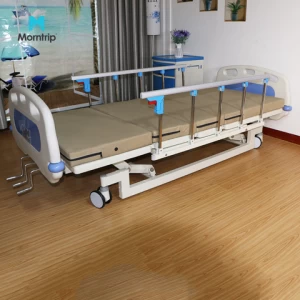Hospital Full-Fowler Bed With Medical Oxford Cloth Cover Hospital Bed Mattress Height Adjustable Hospital Low Bed