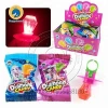 hot sale colorful lighting diamond ring toy hard candy