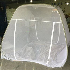 Hot sale folded double bed pop-up mosquito net