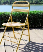 Hot sale folding chair outdoor aluminum toledo chair