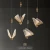 Import Hot Sale Indoor Luxury Butterfly Decorative Lighting Fancy Chandeliers Nordic Pendant Lights Home Decor Stair Hanging Lights from China