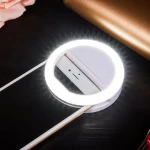 Hot Sale Portable Rechargeable USB Camera Clip Photography Video Mobile Phone LED Ring Selfie Light