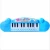 Import Hot Sale Preschool Toy 21 Keys Pink Blue Musical Instruments Kids Keyboards Music Electronic Piano Educational Learning Toy from China