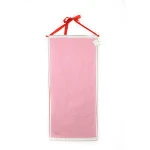 Hot sale printing happy Valentines day decorative bow slik garden flags