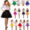 Hot Sale Short Petticoat A Line Vintage Crinoline Underskirt Rockabilly Swing Tutu Skirt Slip For Wedding