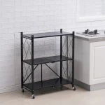 Hot sale simple household storage furniture metal storage shelf bookshelf living room kitchen storage shelf.