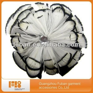 hot sale white pheasant feather pads