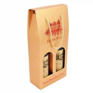 Hot Sales OEM Wine Corrugated Box Wine Bottle Box Customized Logo Printed Wine Box Bespoke hy Printing